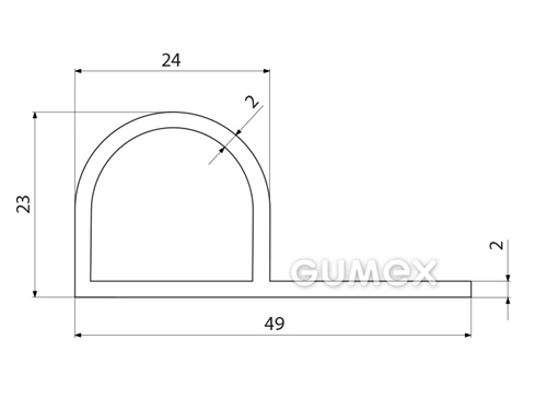 SILIKONPROFILE P-FORM